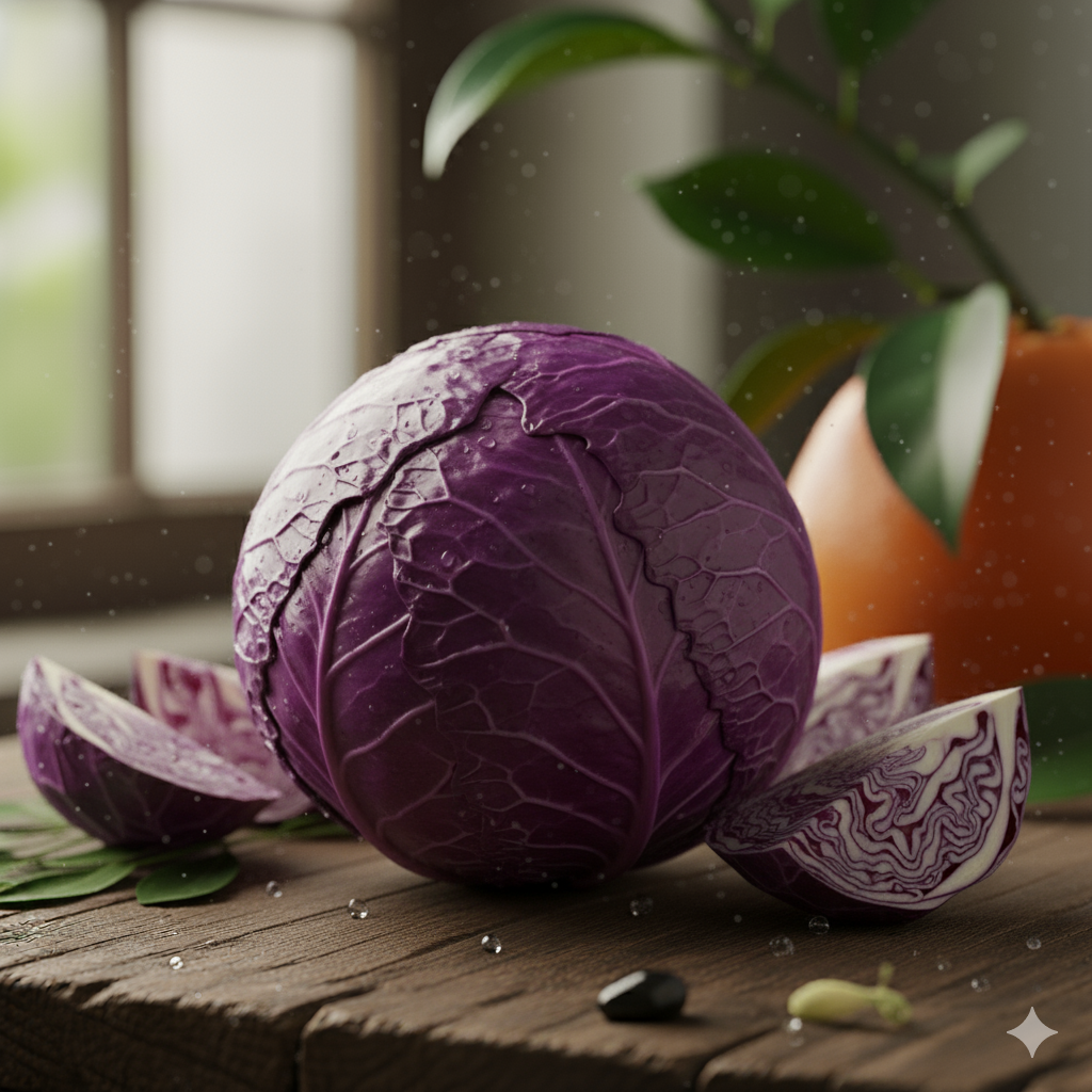Purple Cabbage / سرخ گوبھی