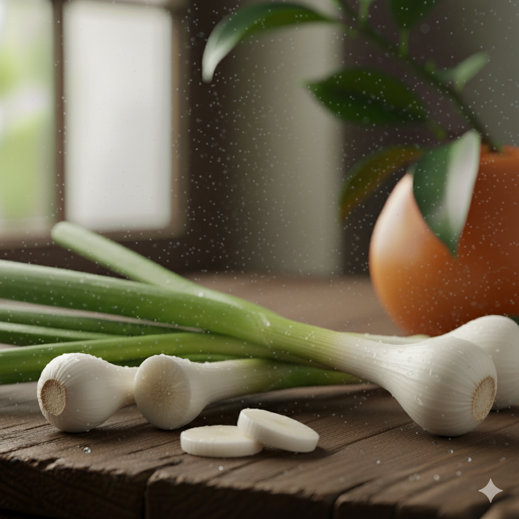 Green Garlic / سبز لہسن