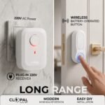 Clopal 097E-W Wireless Door Bell Single 220V - White
