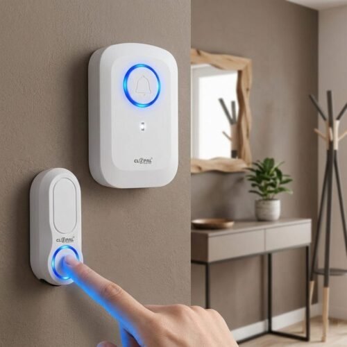 Clopal 097S-W Wireless Door Bell Single - White