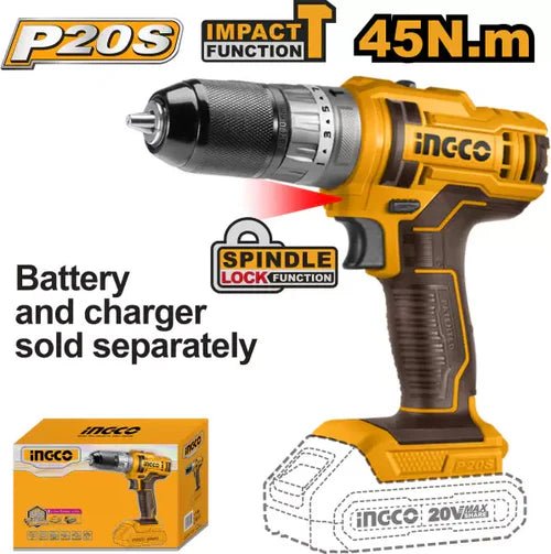 INGCO CIDLI201455 Cordless Impact DRill 20V