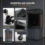 Hanco Rechargeable AC/DC Air Cooler - Model HRC-1000