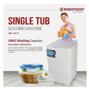 WestPoint Single Tub Washing Machine 10kg Model WF-1017