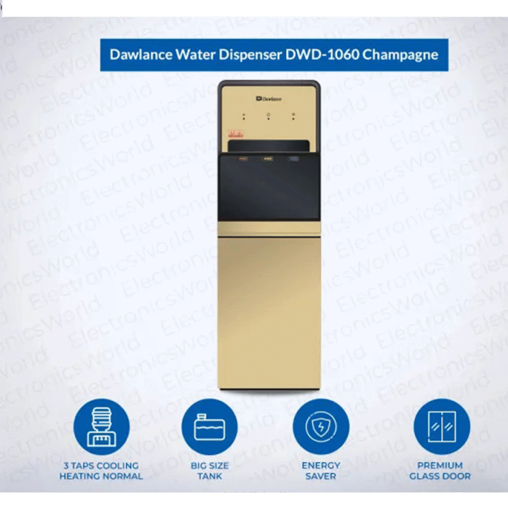 Dawlance DWD-1060 Water Dispenser 3 Taps with Refrigerator
