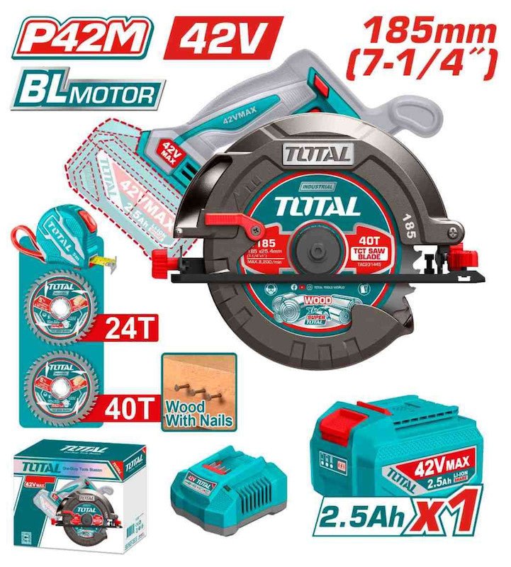 TOTAL 42v Cordless circular saw TSLI4218511