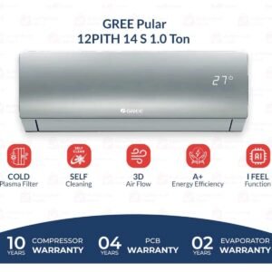 Gree GS-12PITH11W/11S/14S Pular Heat & Cool Inverter Split AC 1 Ton