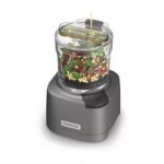 Kenwood Duo Prep CHP80.000BK, Food Chopper and Grinder 2-in-1 with Serrated Quadblades, High Speed Compact Grinder, Non Slip Base, Dishwasher Safe, 800W