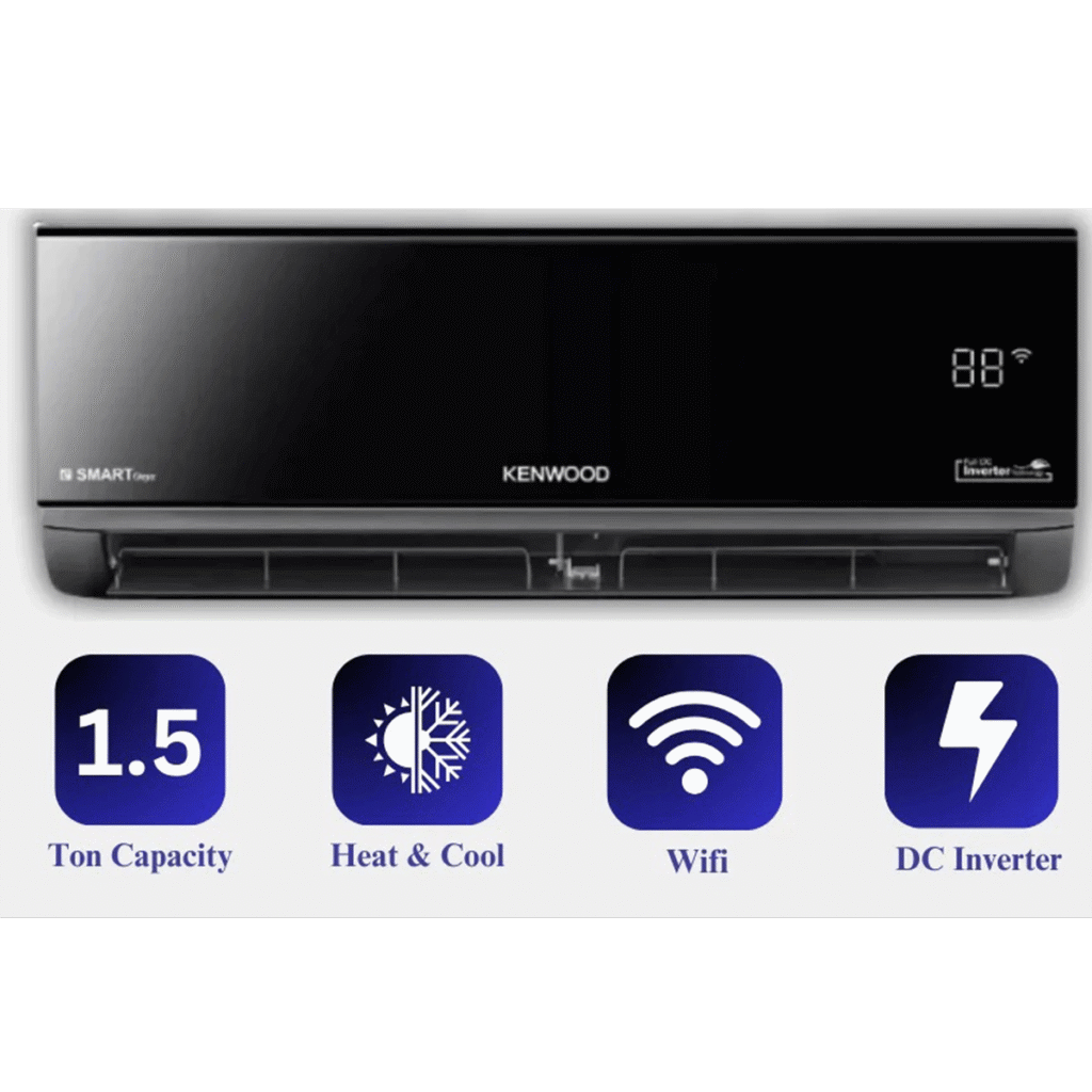Kenwood KES-1866S eSmart Onyx Inverter Split AC 1.5 Ton