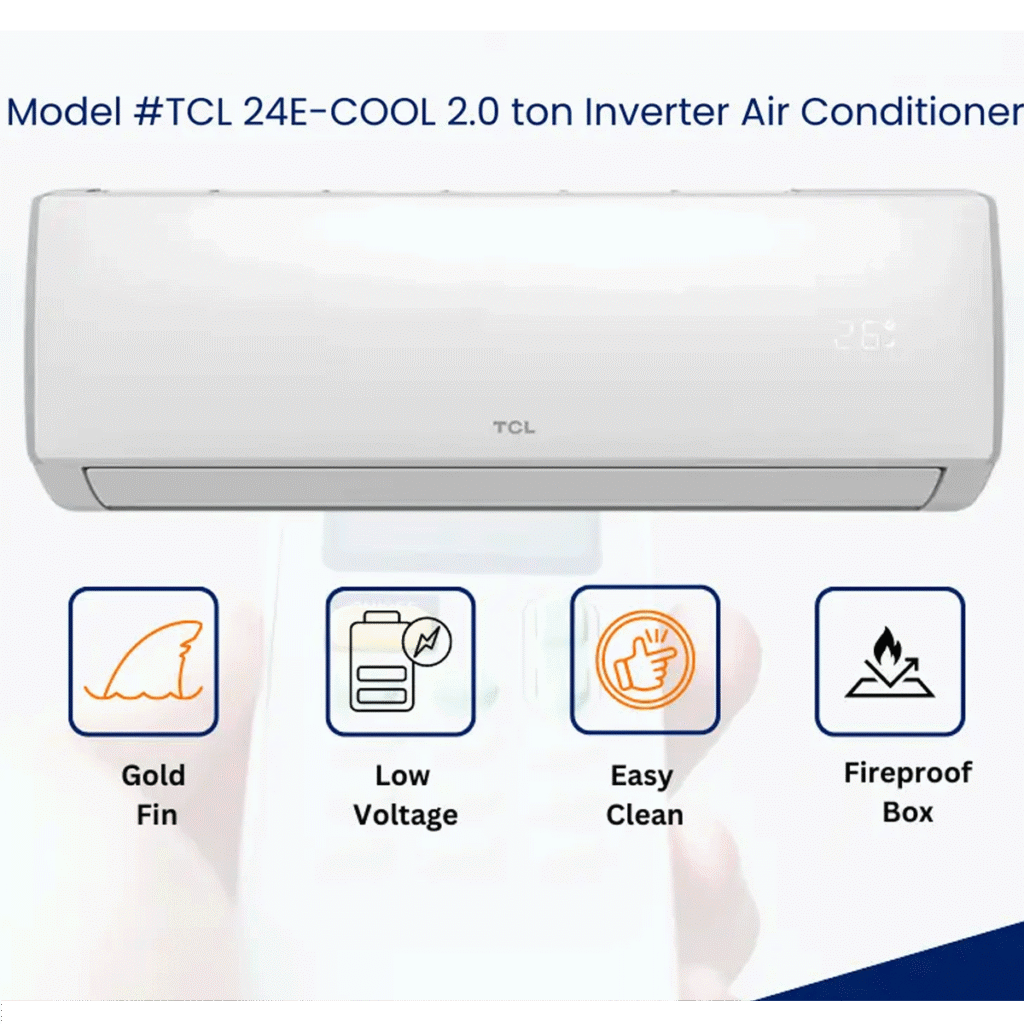 TCL 24E-COOL Inverter Split AC 2 Ton
