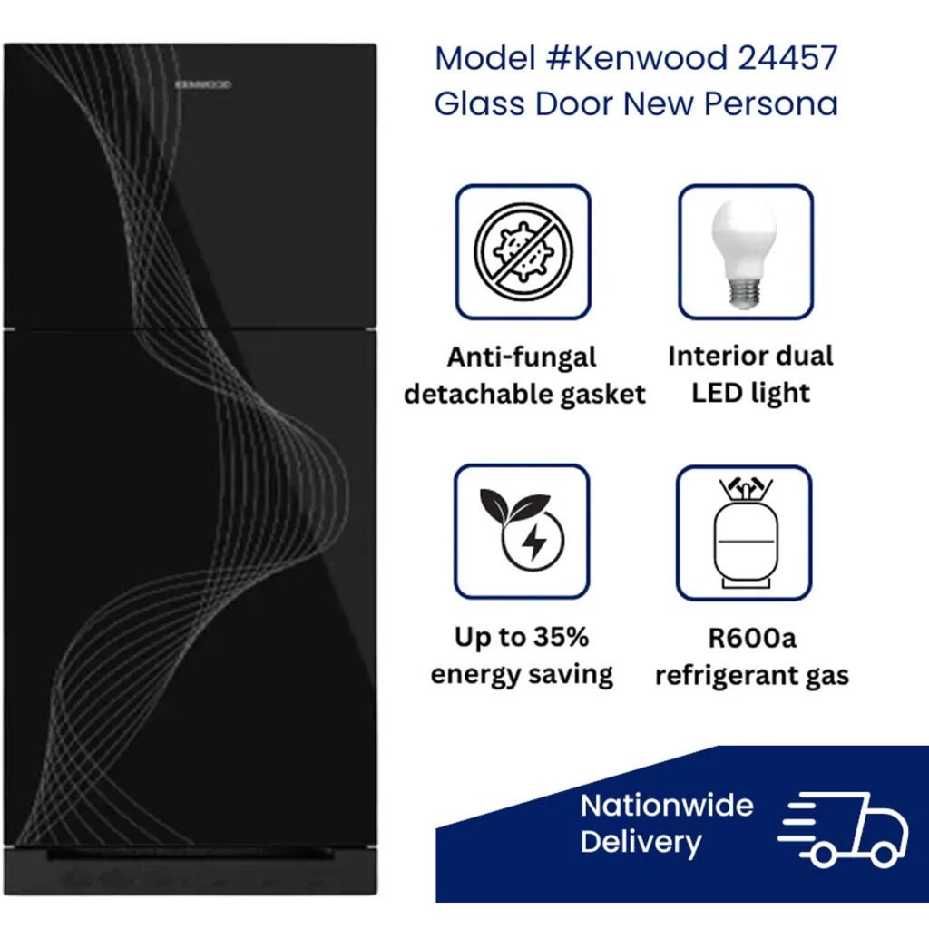 Kenwood KRF-24457 GD New Persona Plus Refrigerator 320 L