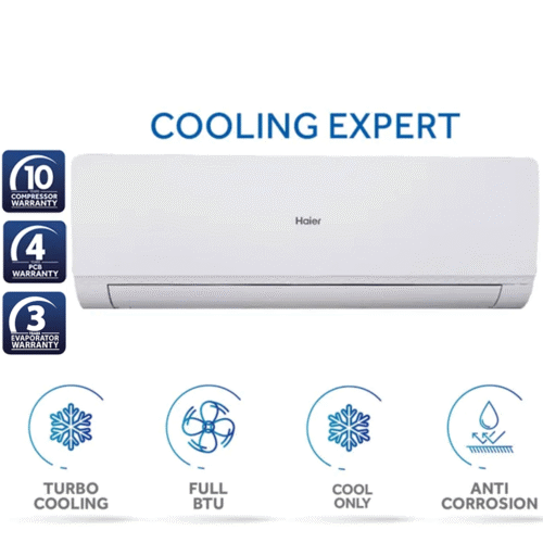 Haier AC 2 Ton | Model HSU - 24 CF | Turbo Cool 47 % Fast Cooling | Long Air Throw