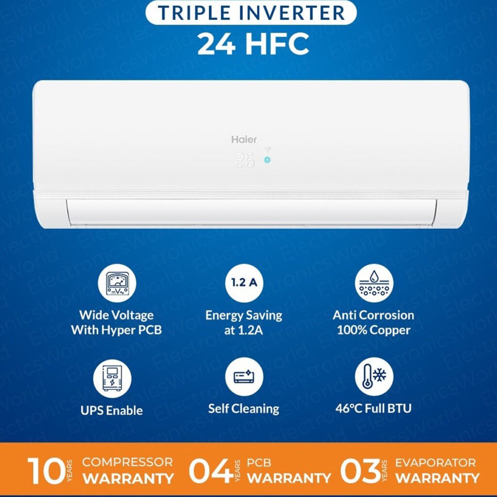Haier HSU-24HFC DC Inverter Split AC 2 Ton