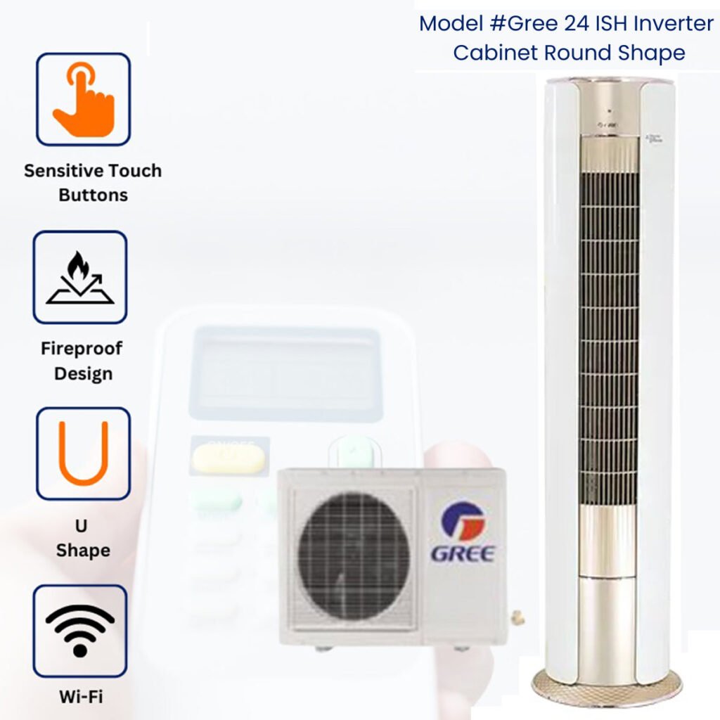 Gree GF-24ISH I-Shine Floor Standing Inverter AC 2 Ton