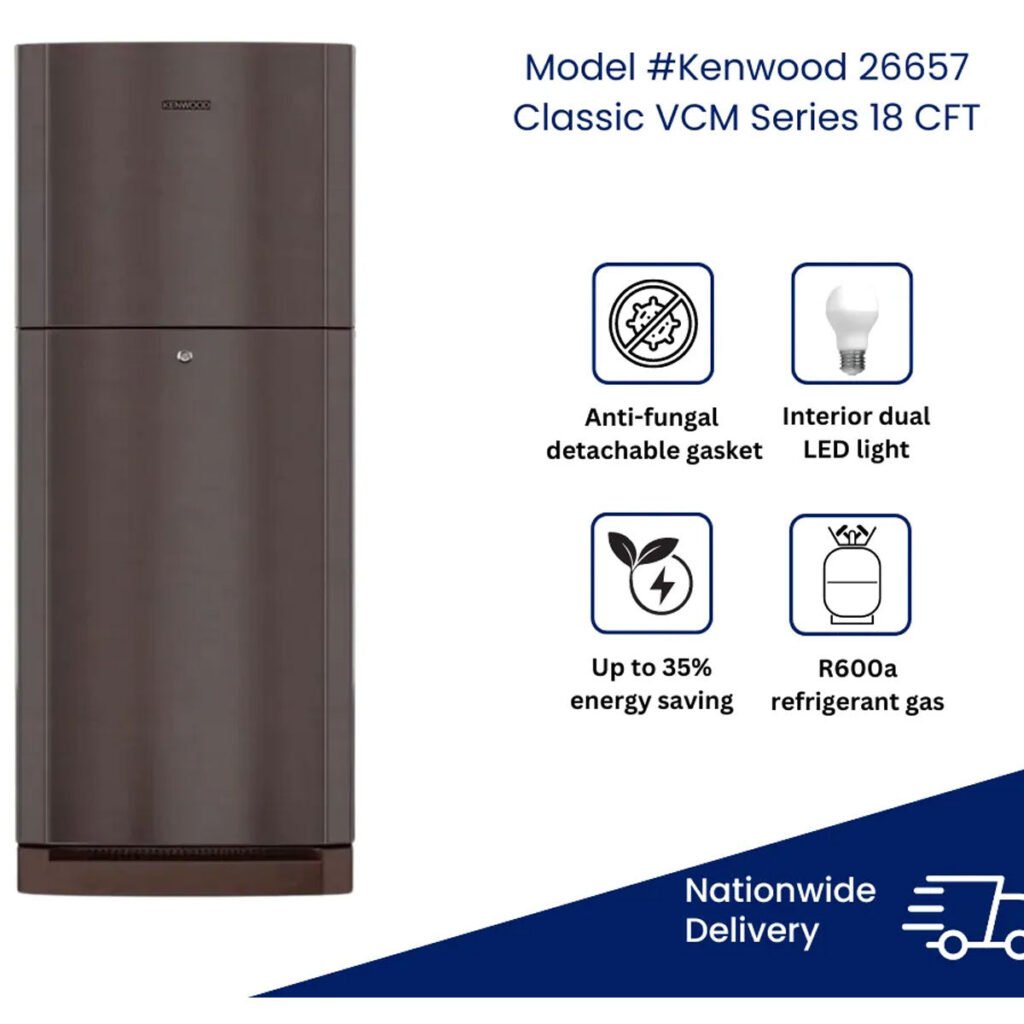 Kenwood KRF-26657 New Classic Plus VCM Refrigerator 18 CFT