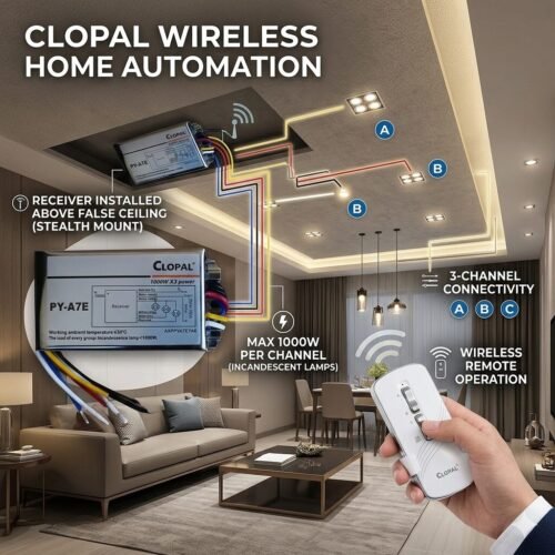 Clopal 3 Lights Remote Control