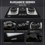 Hanco Model 303 Elegance Series Gas Hob