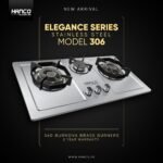 Hanco Model 306 SS Stainless Steel Gas Hob