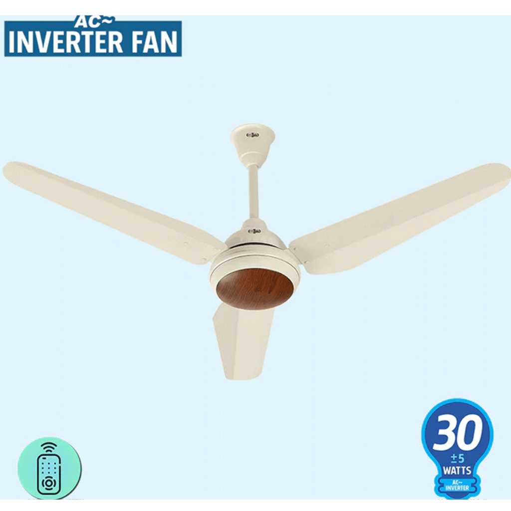 Super Asia Crown AC Inverter Ceiling Fan 56 Inch 30W