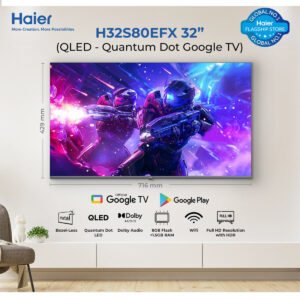Haier H32S80EFX 32 Inch QLED Google TV