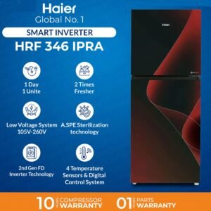 Haier HRF-346IPGA/IPRA Smart Inverter Refrigerator 12 CFT