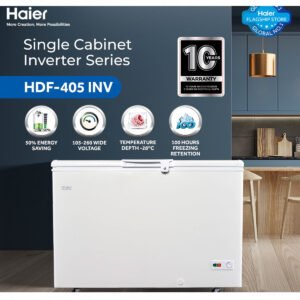 Haier HDF-405I Inverter Single Door Deep Freezer 14.31 CFT