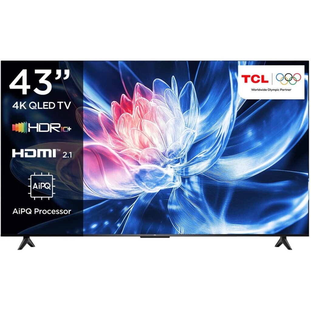 TCL 43T6C QLED 4K Google TV 43 Inch