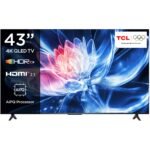 TCL 43T6C QLED 4K Google TV 43 Inch
