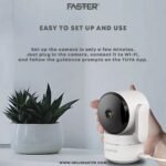 Faster A30 1080P HD WiFi Smart Security Camera - 360 View