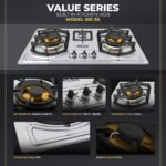 Hanco Model 501 SS Stainless Steel Gas Hob