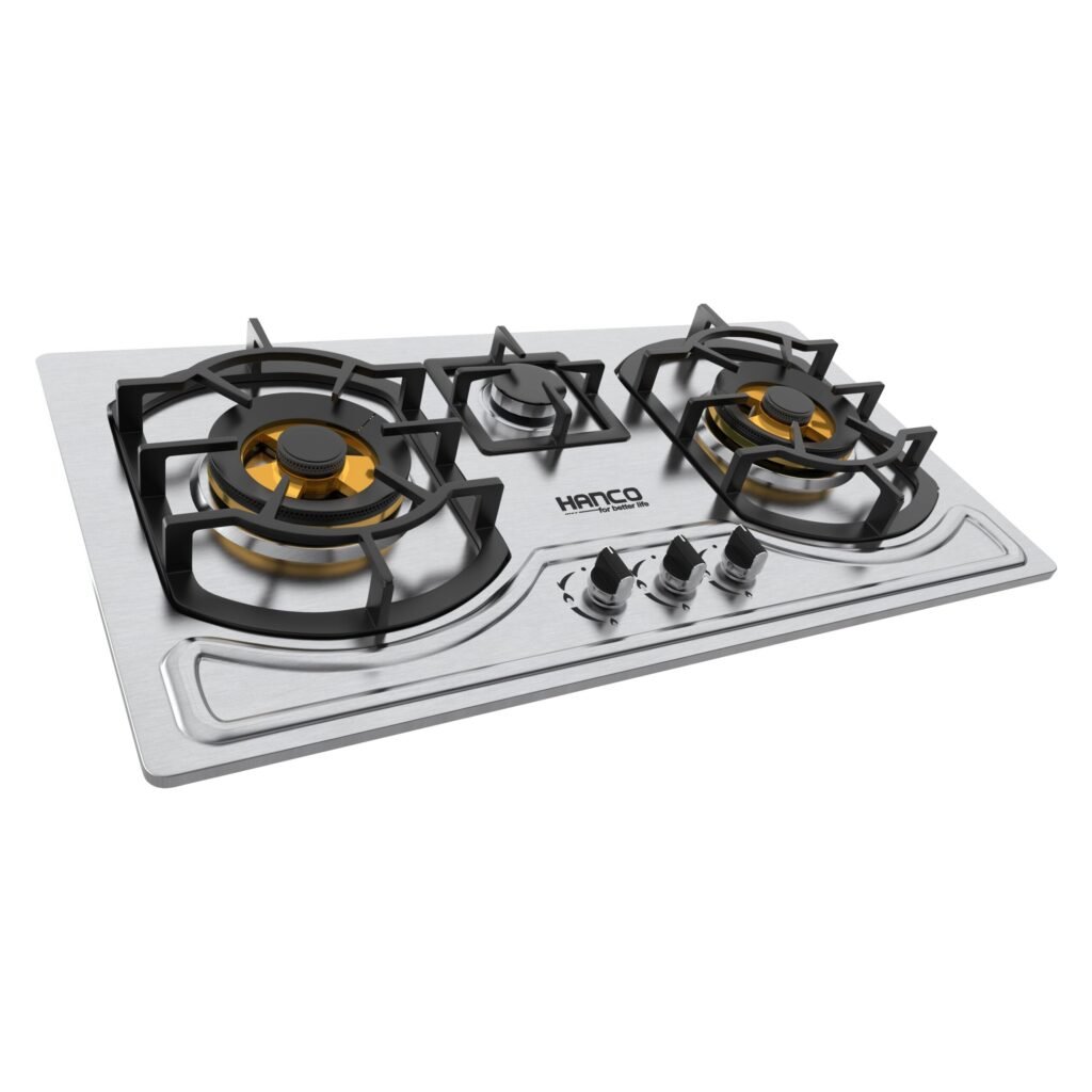 Hanco Model 501 SS Stainless Steel Gas Hob