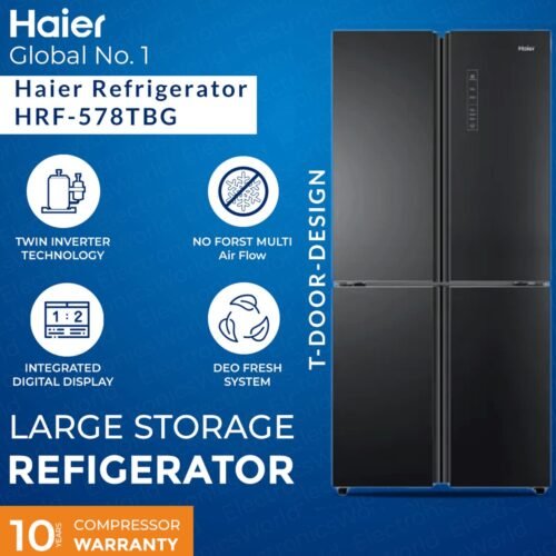 578-tb.jpg Haier HRF-578TBG T-Door Twin Inverter Refrigerator 20 CFT