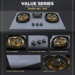 Hanco Model 604 EPS Built-in Gas Hob