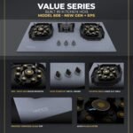 Hanco Model 608 New Generation EPS Gas Hob