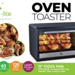 E-Lite Oven Toaster ETO-653R - 65 Liter