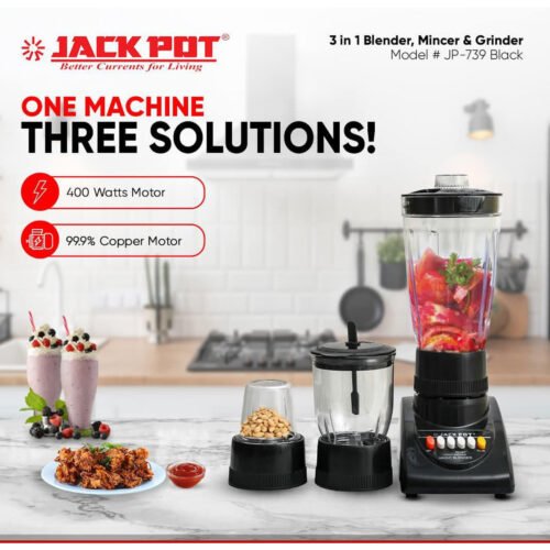 Jackpot JP-739 Blender with Grinder & Chopper