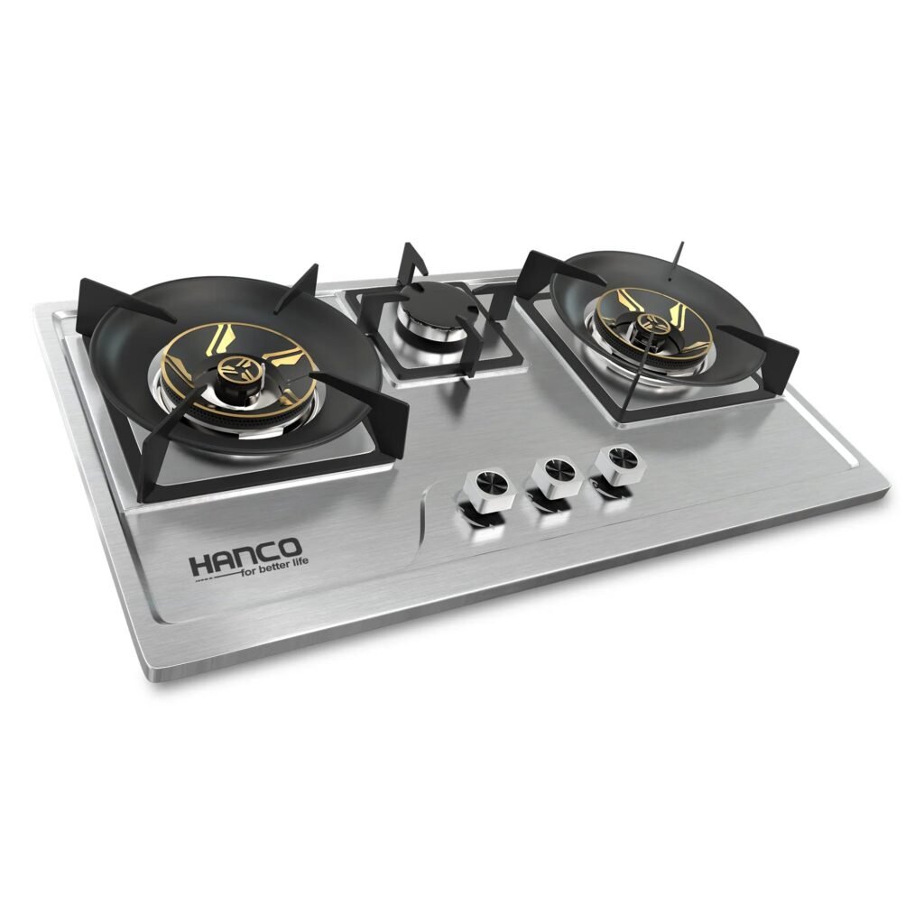 Hanco Model 751 SS Stainless Steel Gas Hob