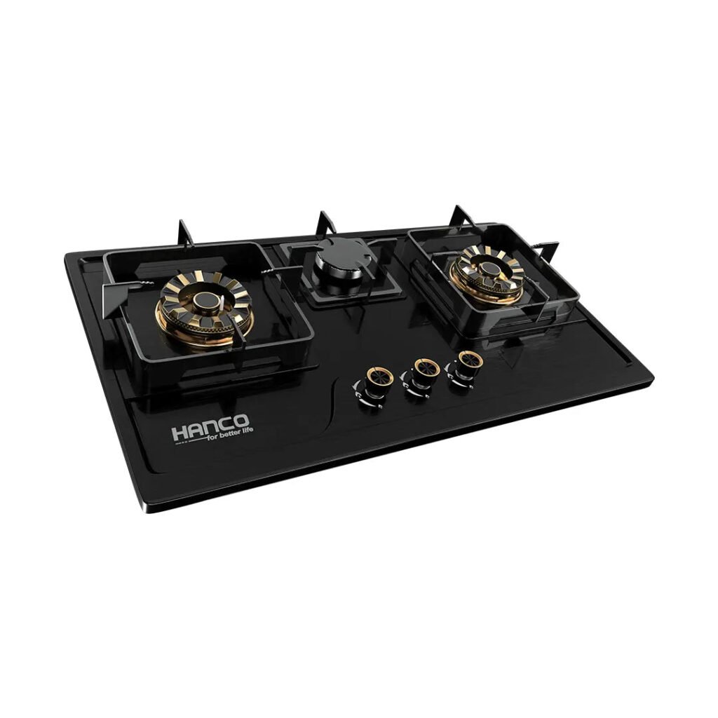 HANCO Hob Model 752 - Flame Black - Gas Stove