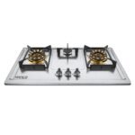 HANCO Hob Model 753 - Stainless Steel - EPS Series - Brass Burners - Auto Ignition Stove