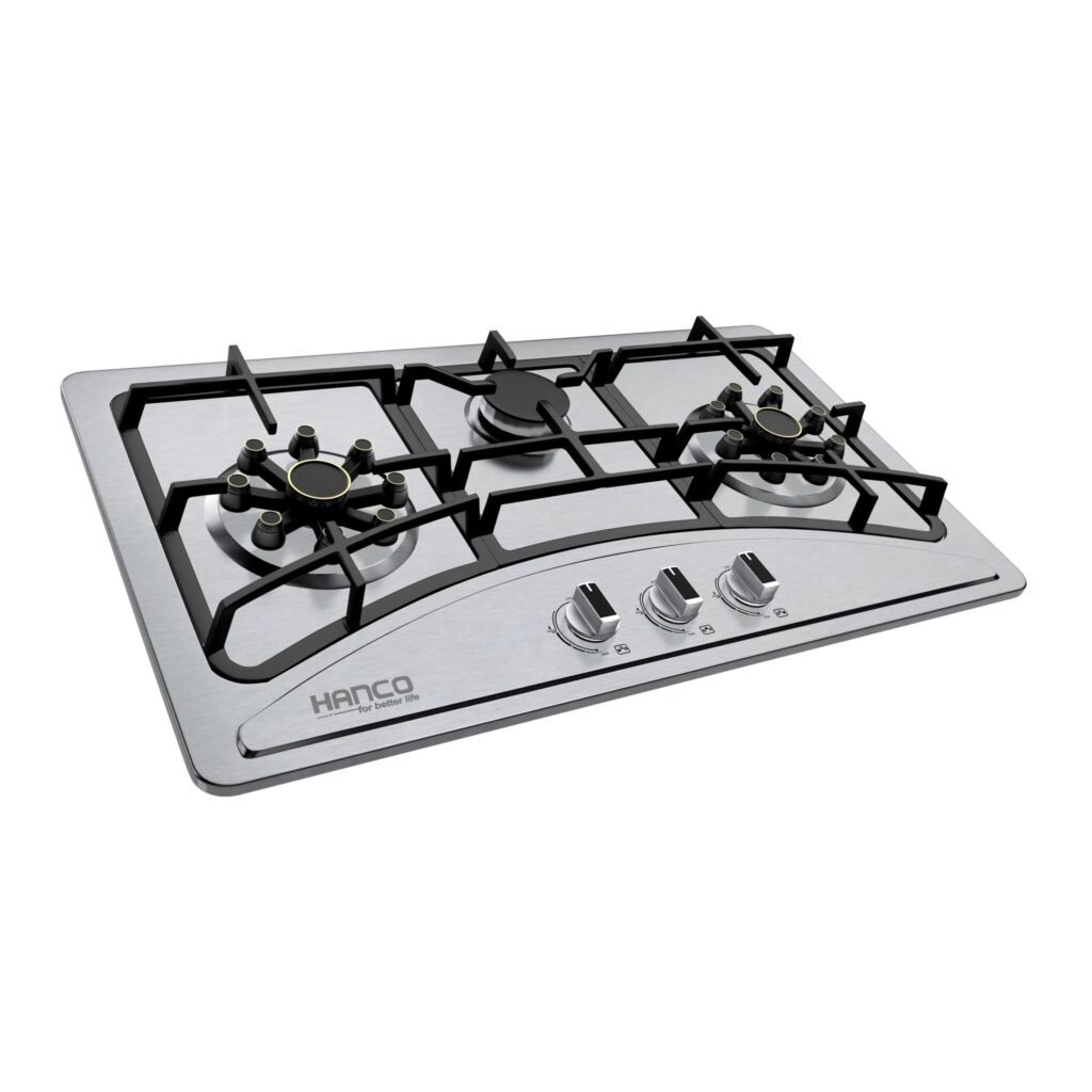 Hanco Model 771 SS Stainless Steel Gas Hob