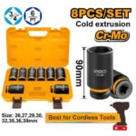 INGCO 8 Pcs 3/4"DR. deep impact socket set HKISSD34082L