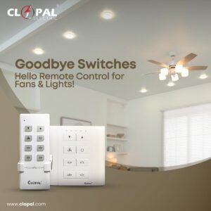 Clopal 8 Channel Fan & Light Remote Control