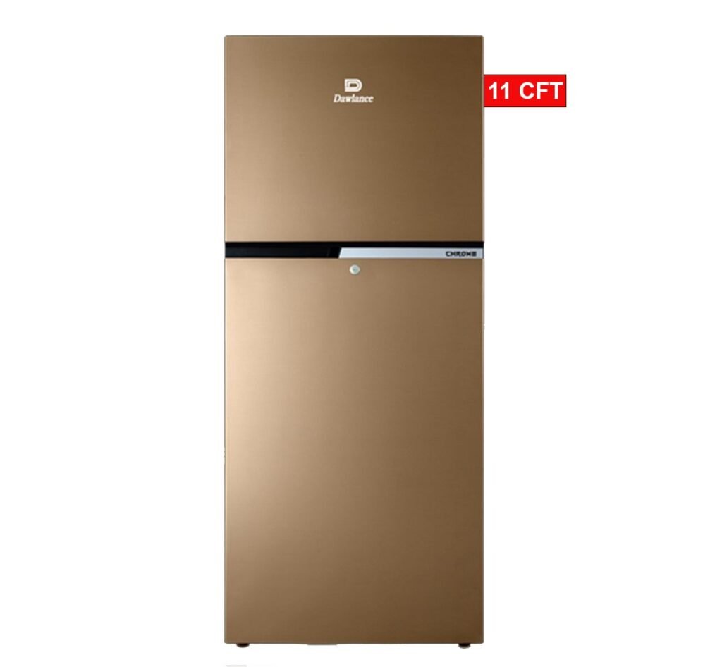 Dawlance 9160WB Chrome FH Double Door Refrigerator 11 CFT