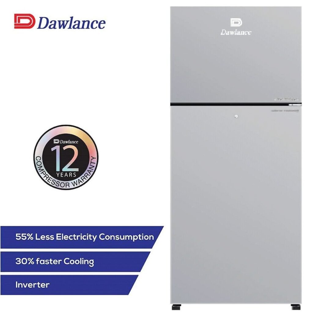 Dawlance 9191WB Chrome Pro Double Door Refrigerator 15 CFT