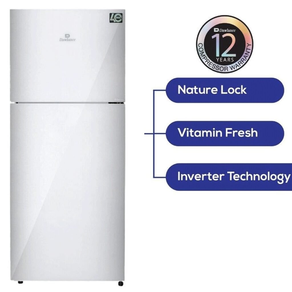 Dawlance 9193LF Avante+ Cloud White Double Door Refrigerator