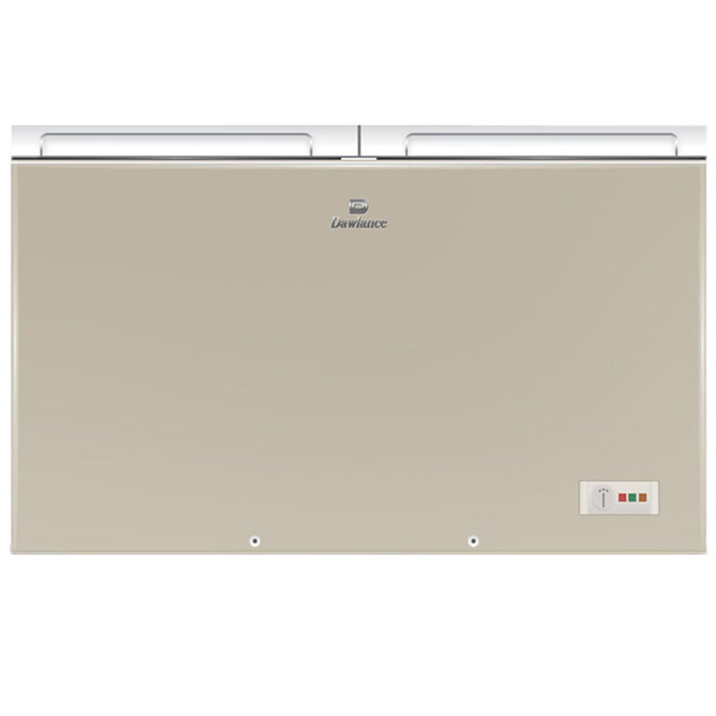 Dawlance 91998 Signature Inverter Glass Door Champagne Twin Door Freezer