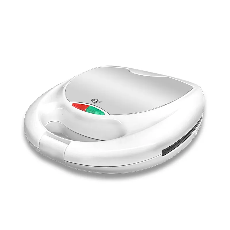Bingo (BSM-304) SANDWICH MAKER (2 Slice) Steel Housing (White )