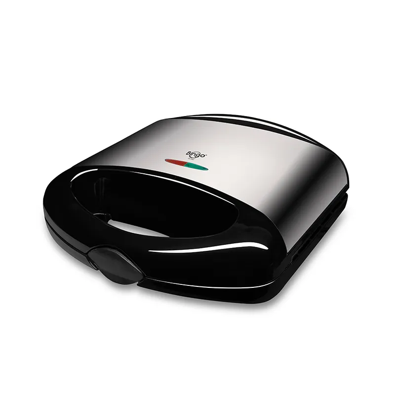 Bingo (BSM-309) SANDWICH MAKER (2 Slice) Steel Housing (Black )