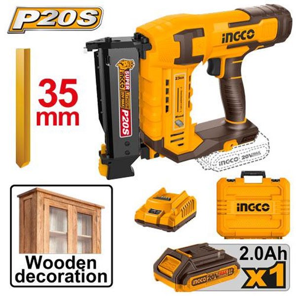 INGCO CBNLI3606 20V Pin Nailer