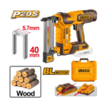 INGCO CCSNLI6005 20V Crown Stapler Nailer
