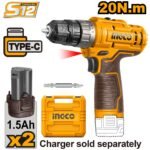 INGCO Cordless drill 12v CDLI12202